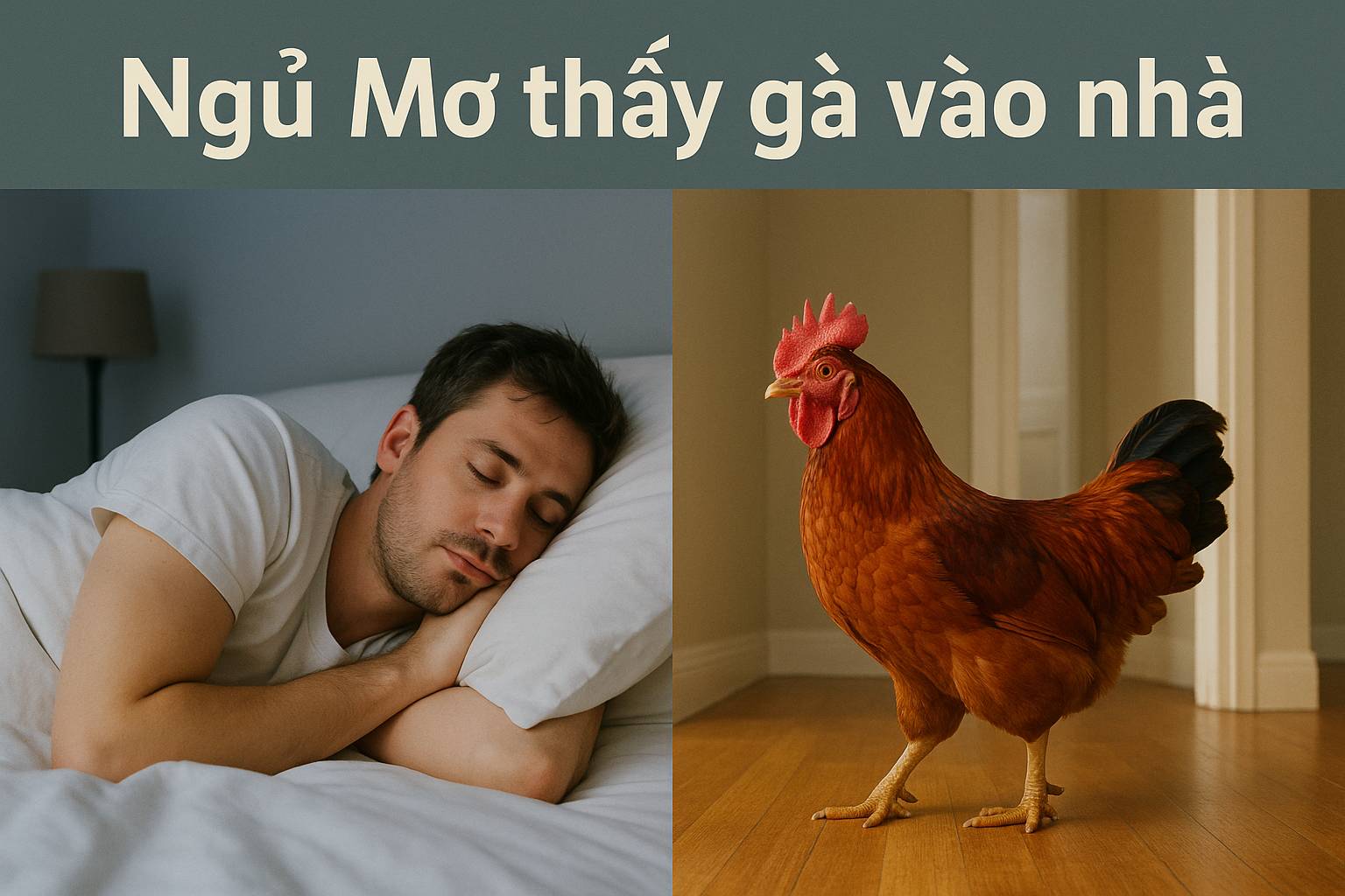 Mơ thấy gà vào nhà là điềm gì? Đánh số mấy