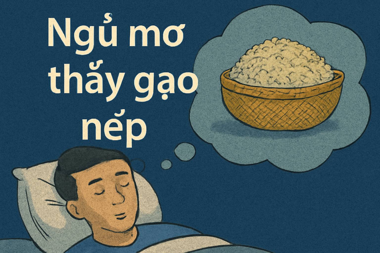 Mơ thấy gạo nếp là điềm gì? Đánh số mấy