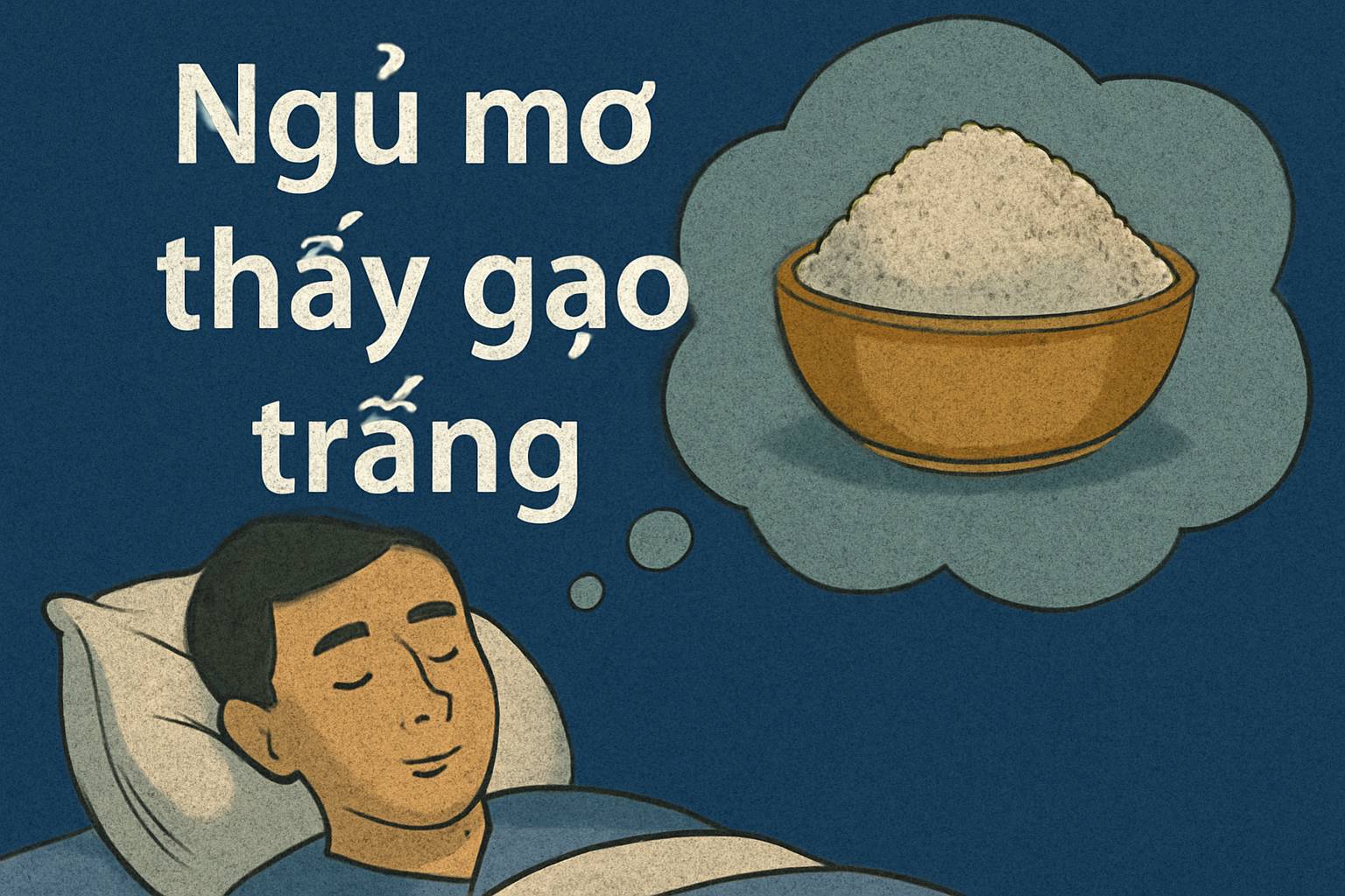 Mơ thấy gạo trắng là điềm gì? Đánh số mấy?