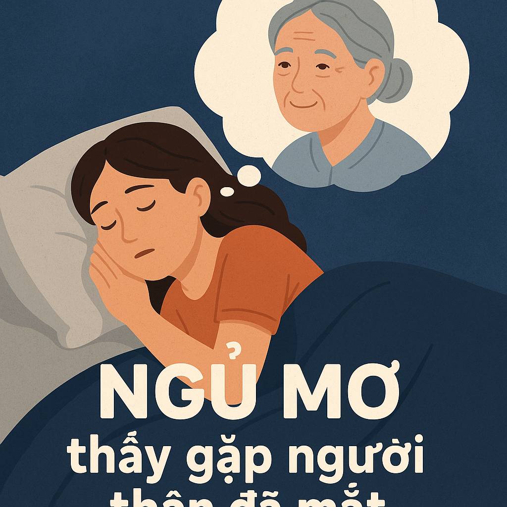 Mơ thấy gặp người thân đã mất là điềm gì? Đánh số mấy