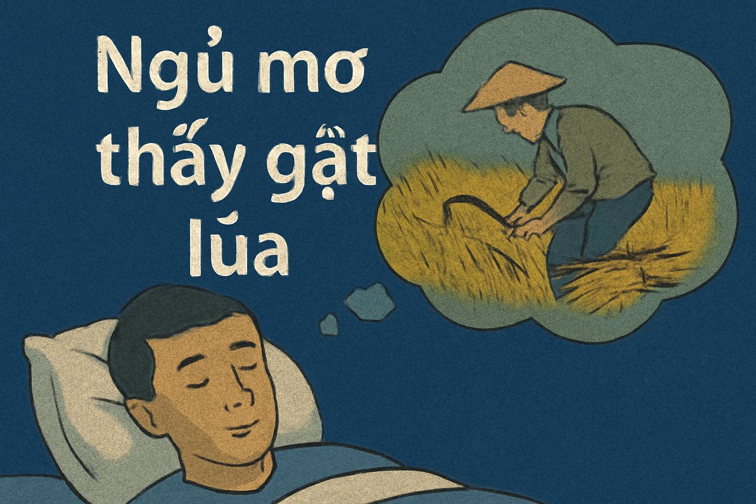 Mơ thấy gặt lúa là điềm gì? Đánh số mấy để may mắn?