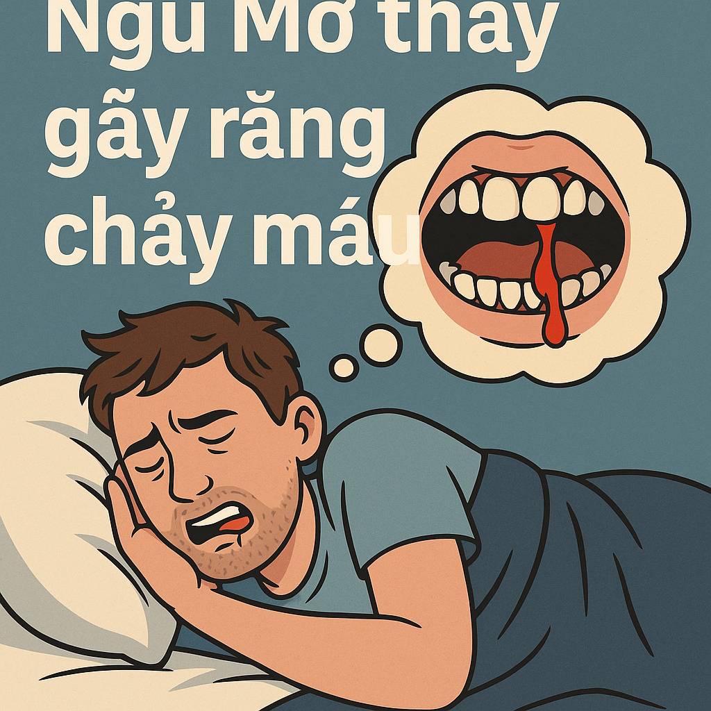 Mơ thấy gãy răng chảy máu là điềm gì? Đánh số mấy