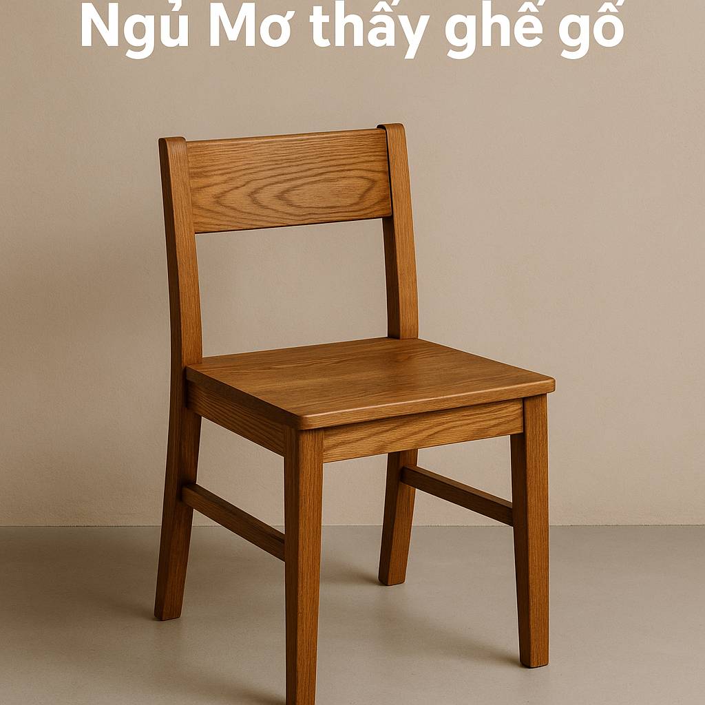 Mơ thấy ghế gỗ là điềm gì? Đánh số mấy