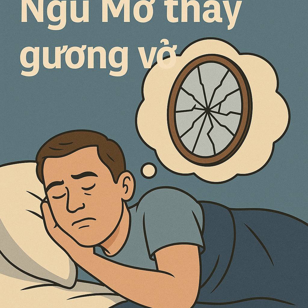 Mơ thấy gương vỡ là điềm gì? Đánh số mấy
