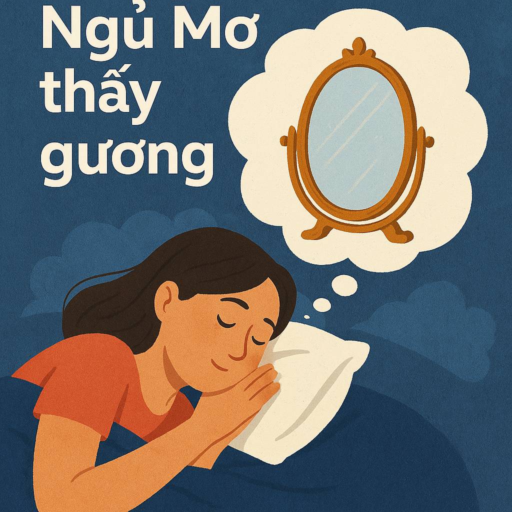 Mơ thấy gương là điềm gì? Đánh số mấy?
