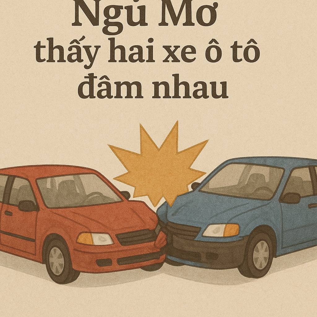 Mơ thấy hai xe ô tô đâm nhau là điềm gì? Đánh số mấy