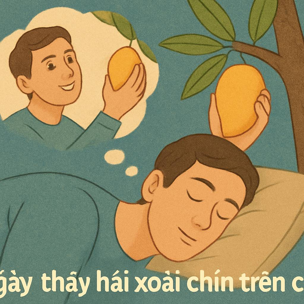 Mơ thấy hái xoài chín trên cây là điềm gì? Đánh số mấy