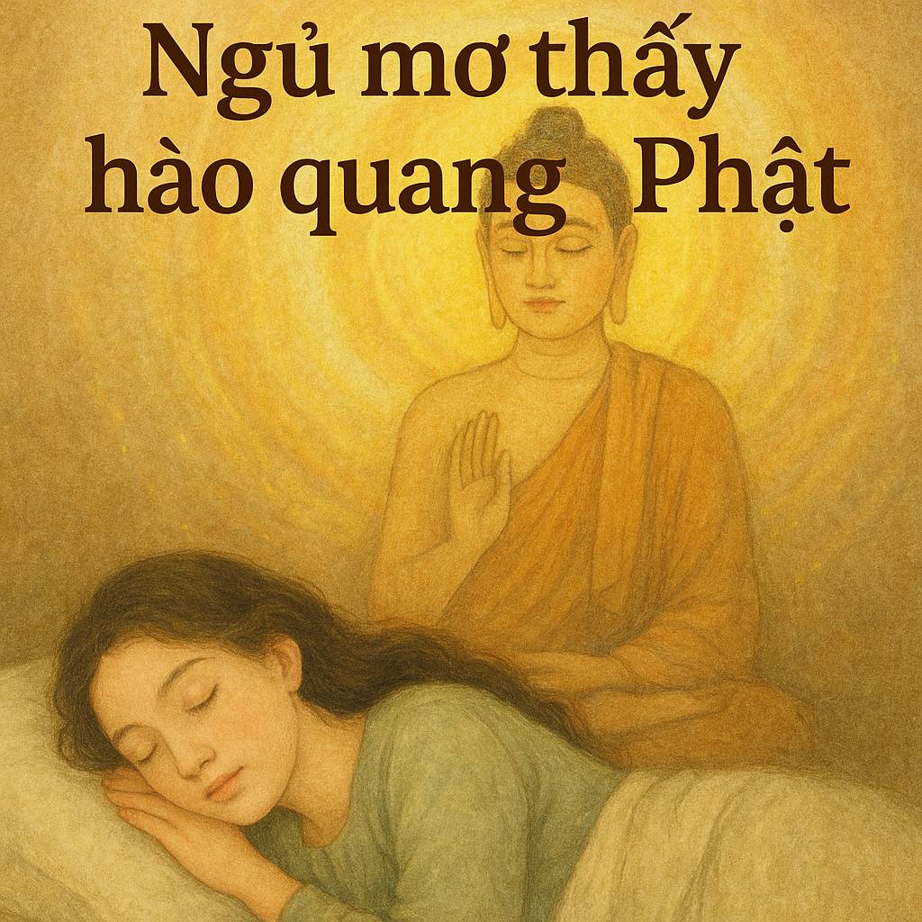 Mơ thấy hào quang Phật là điềm gì? Đánh số mấy?