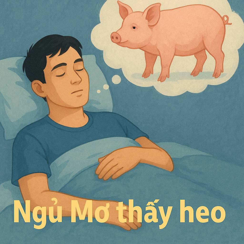 Mơ thấy heo là điềm gì? Đánh số mấy?