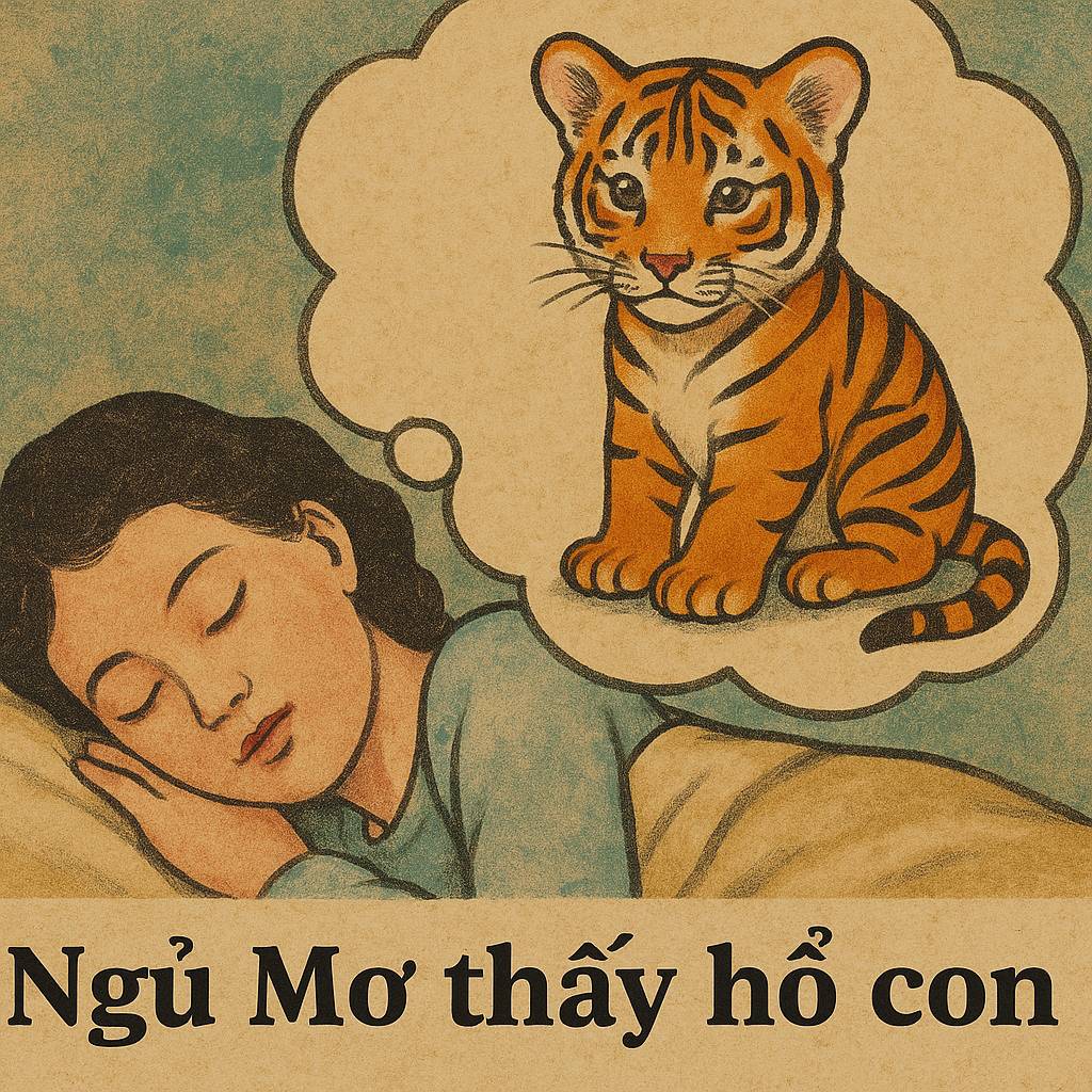Mơ thấy hổ con là điềm gì? Đánh số mấy