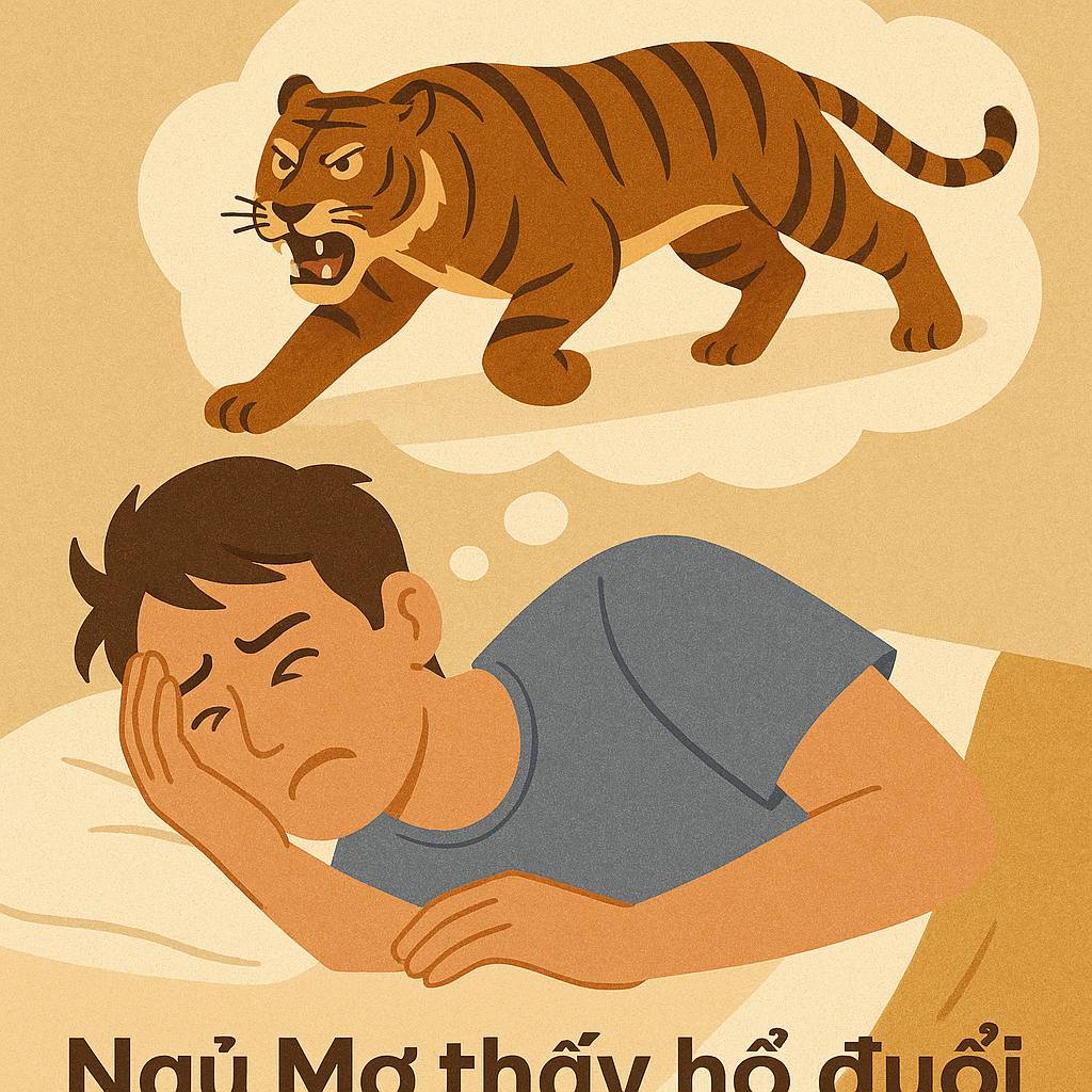 Mơ thấy hổ đuổi là điềm gì? Đánh số mấy