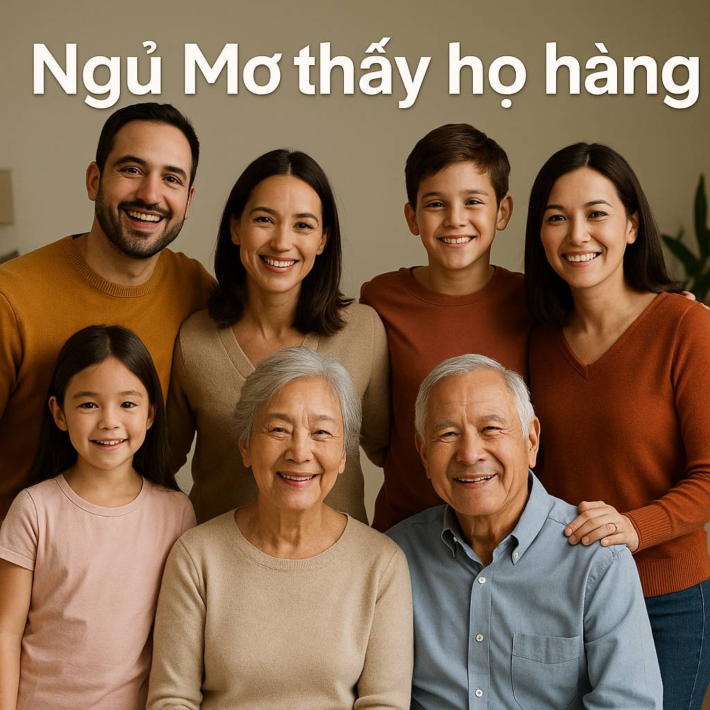 Mơ thấy họ hàng là điềm gì? Đánh số mấy?