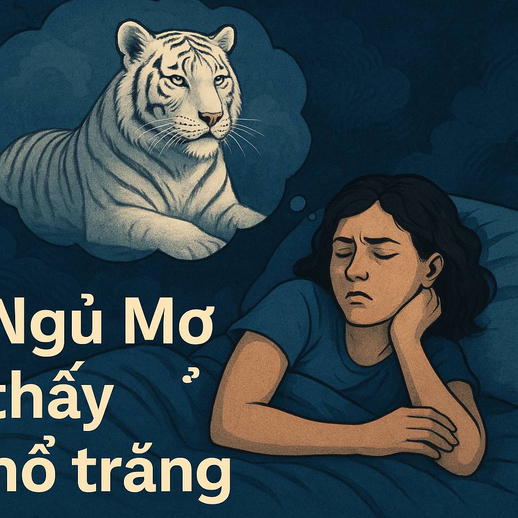 Mơ thấy hổ trắng là điềm gì? Đánh số mấy?