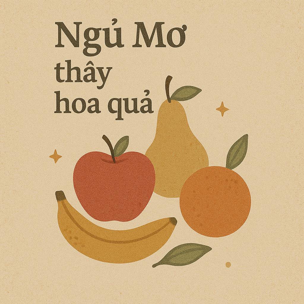 Mơ thấy hoa quả là điềm gì? Đánh số mấy