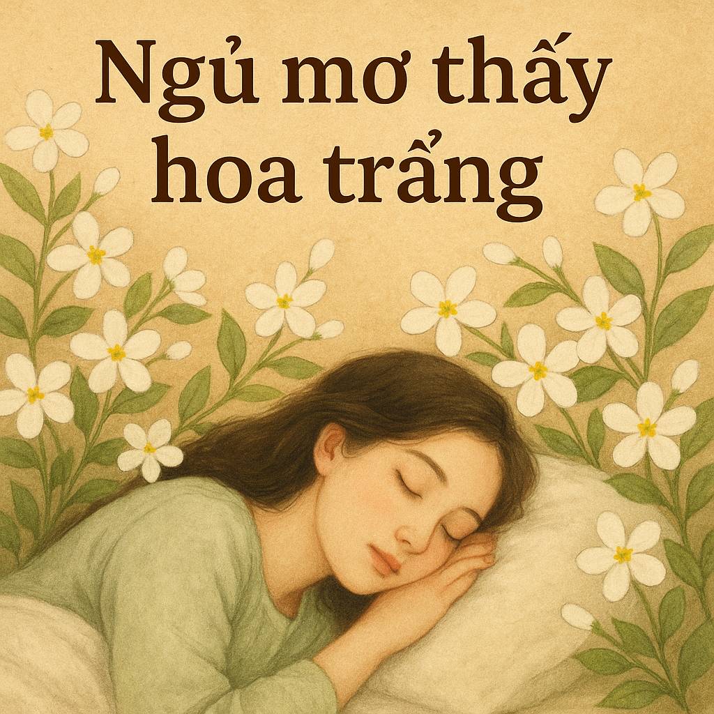 Mơ thấy hoa trắng là điềm gì? Đánh số mấy?