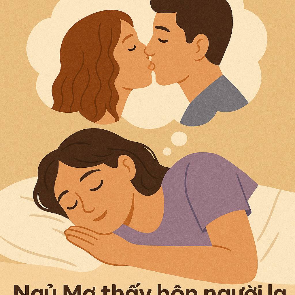 Mơ thấy hôn người lạ là điềm gì? Đánh số mấy