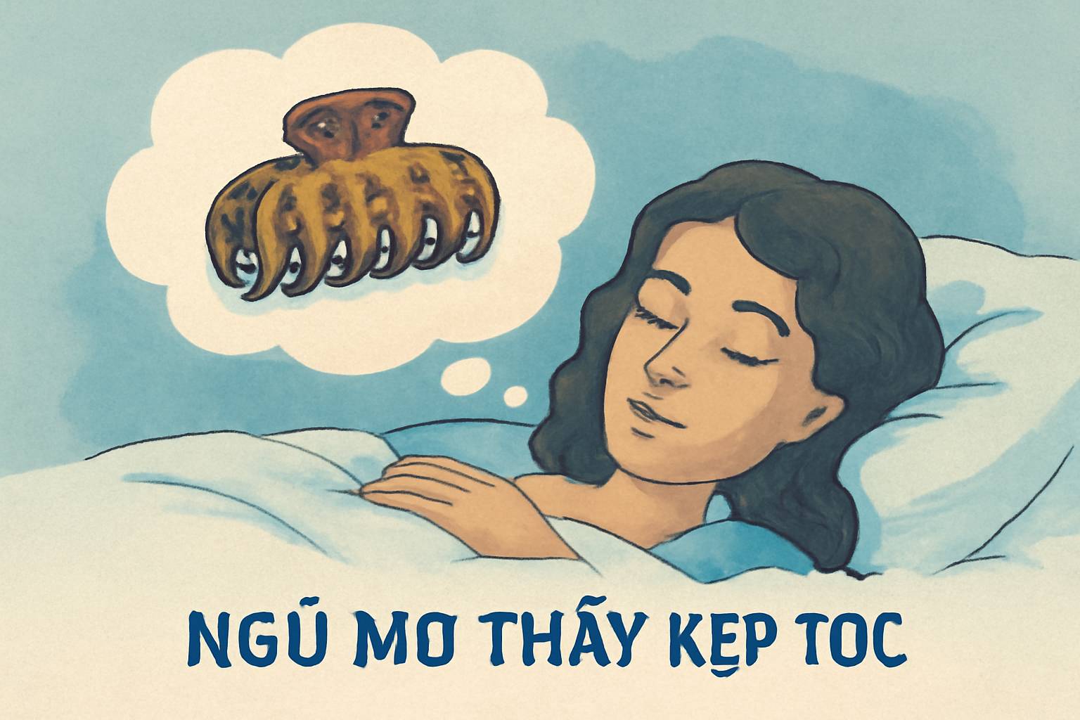 Mơ thấy kẹp tóc là điềm gì? Đánh số mấy?