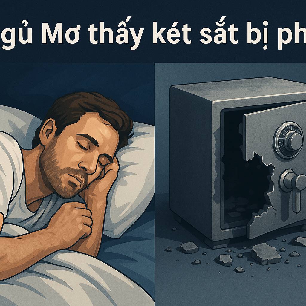 Mơ thấy két sắt bị phá là điềm gì? Đánh số mấy