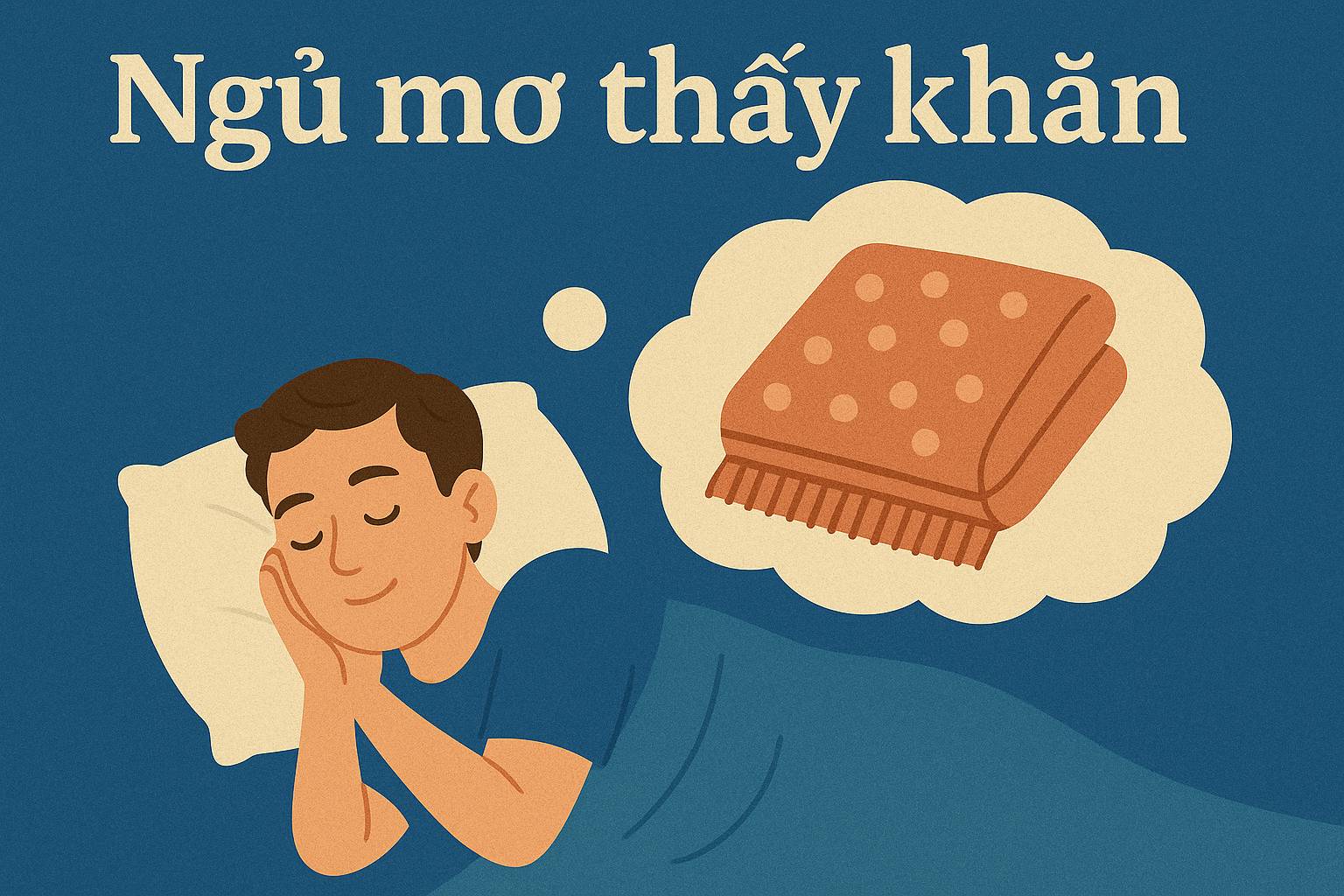 Mơ thấy khăn là điềm gì? Đánh số mấy?