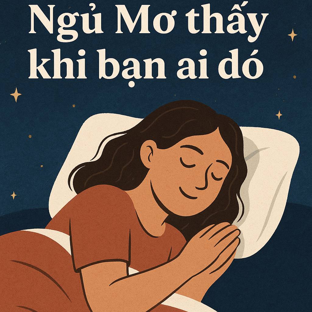 Mơ thấy ai đó là điềm gì? Đánh số mấy