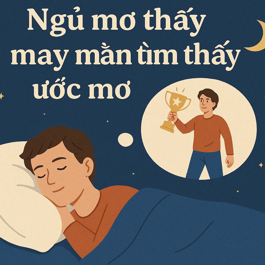 Mơ thấy đã may mắn tìm thấy ước mơ là điềm gì? Đánh số mấy?