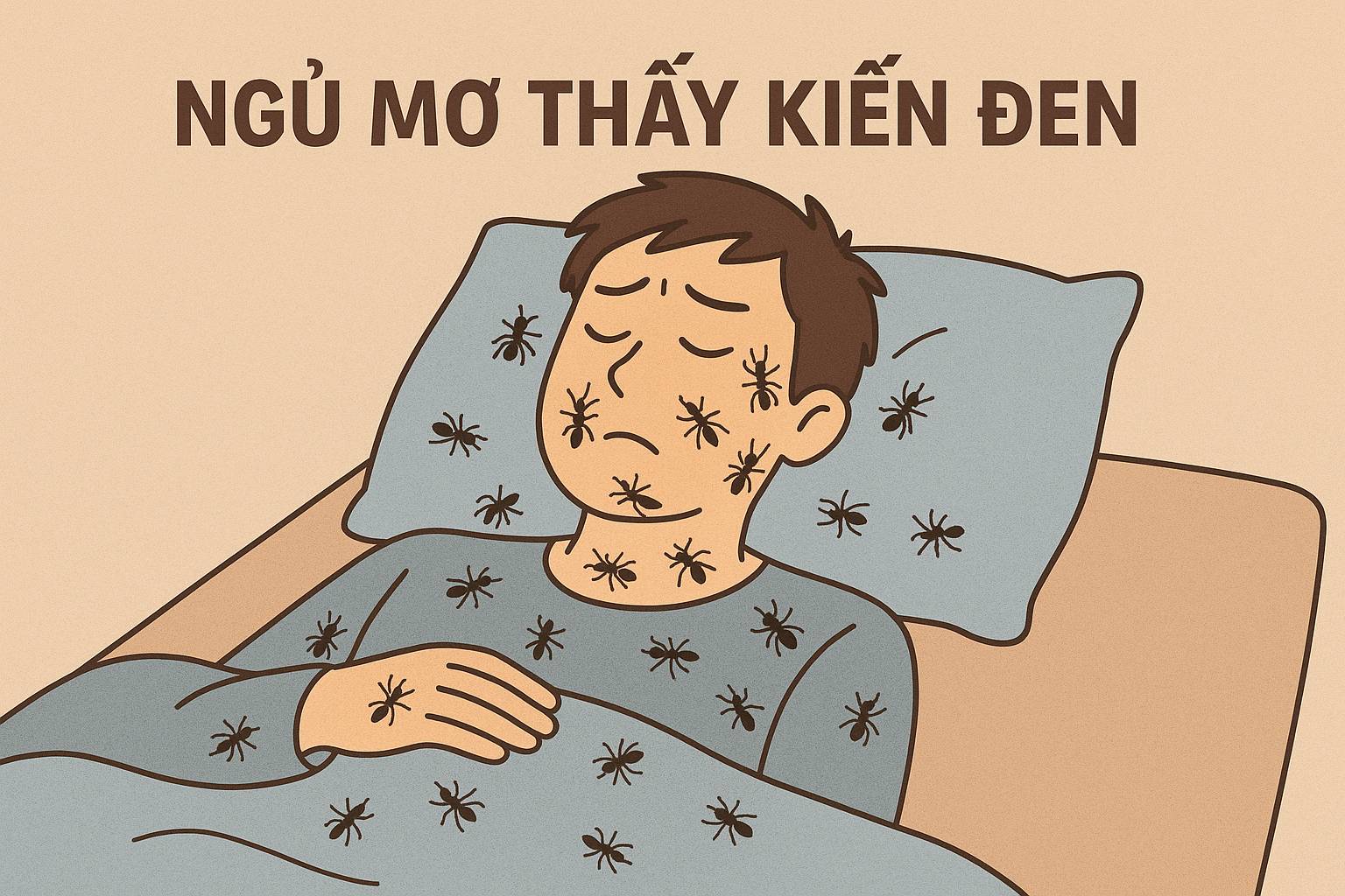 Mơ thấy kiến đen là điềm gì? Đánh số mấy