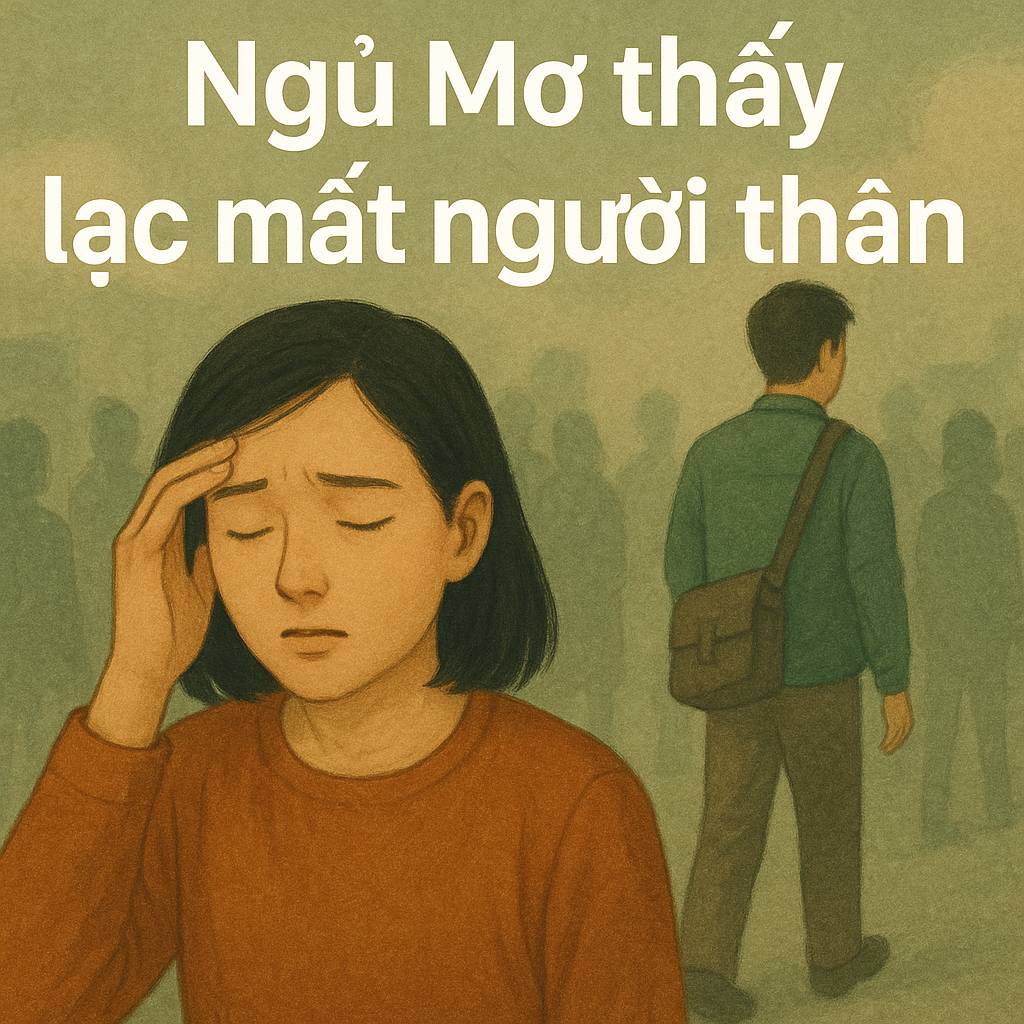 Mơ thấy lạc mất người thân là điềm gì? Đánh số mấy?