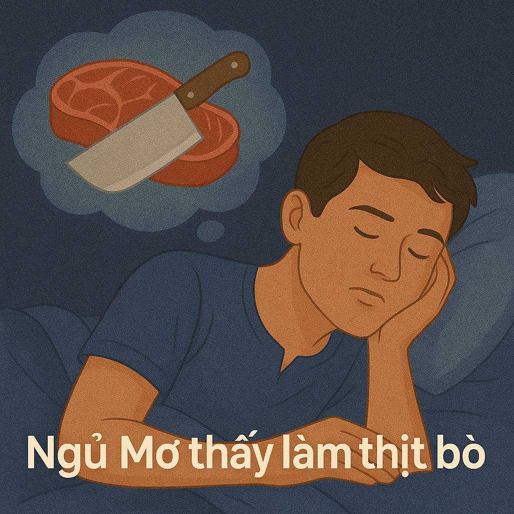 Mơ thấy làm thịt bò là điềm gì? Đánh số mấy chuẩn nhất