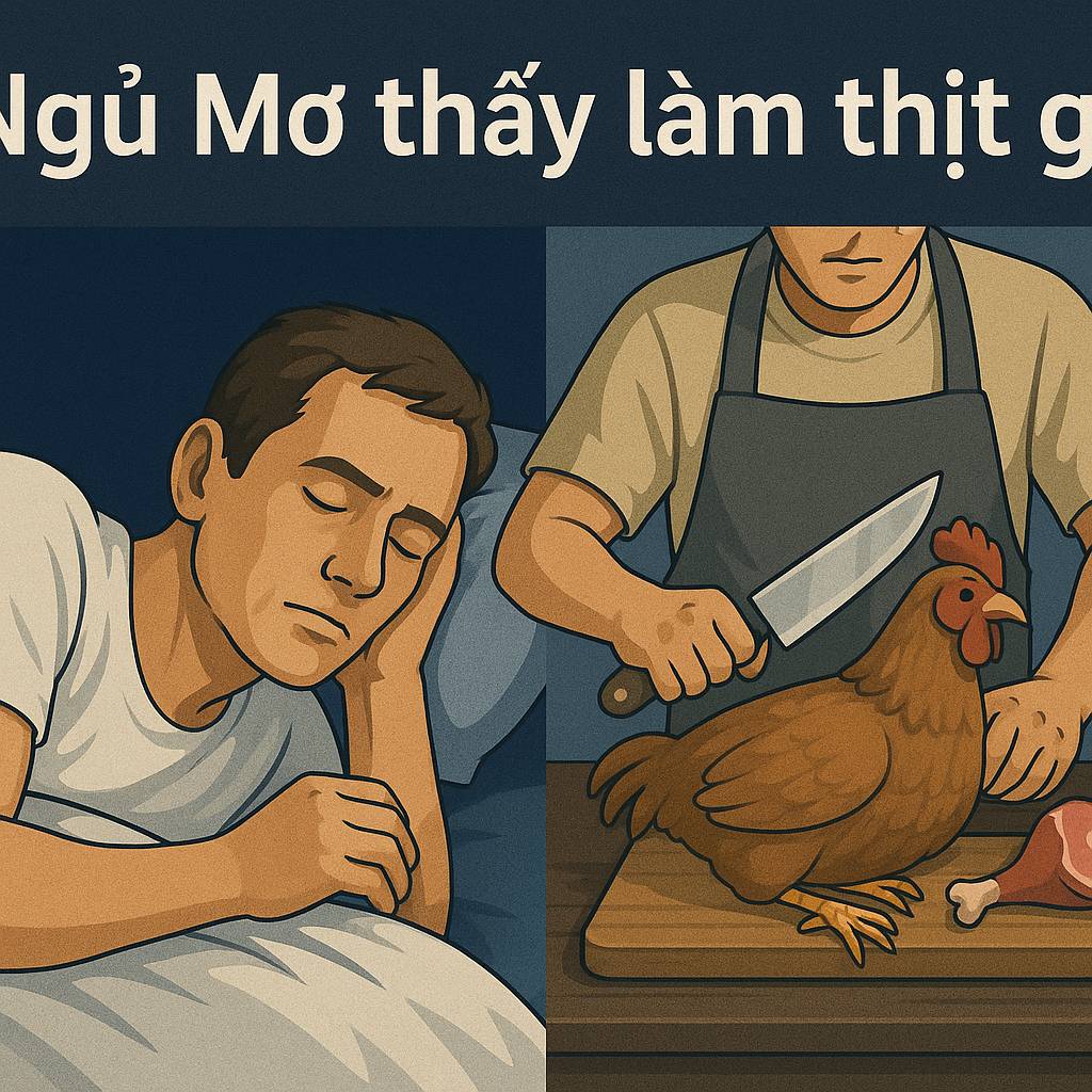 Mơ thấy làm thịt gà là điềm gì? Đánh số mấy?