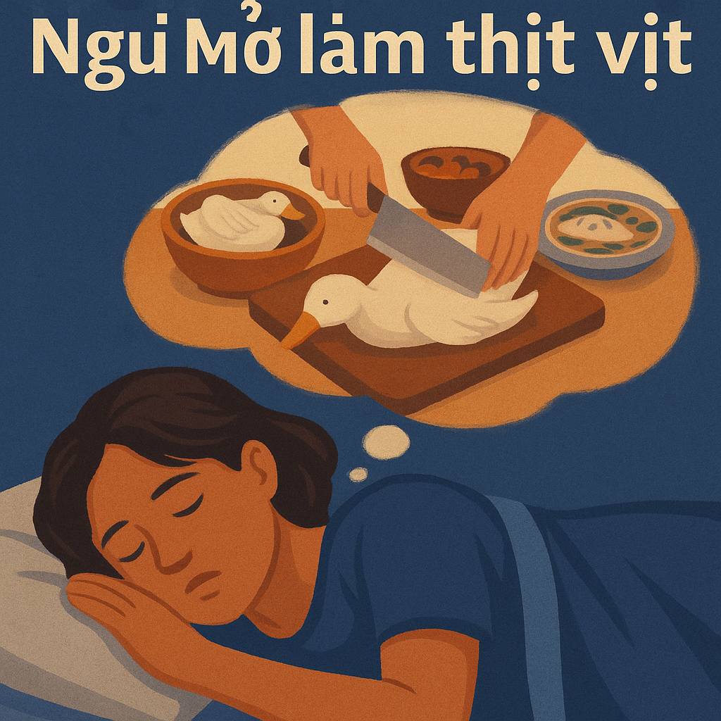 Mơ thấy làm thịt vịt là điềm gì? Đánh số mấy?