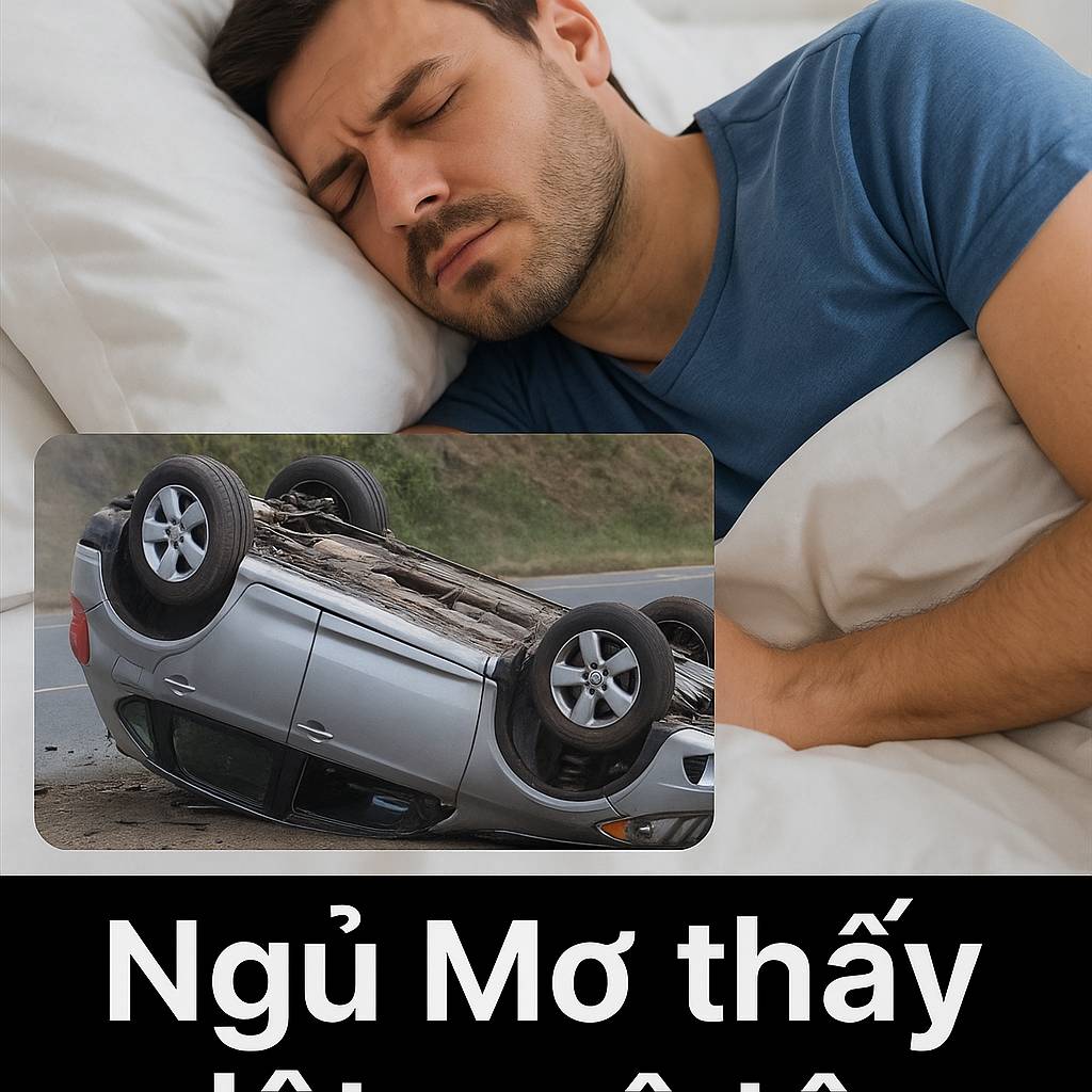 Mơ thấy lật xe ô tô là điềm gì? Đánh số mấy?