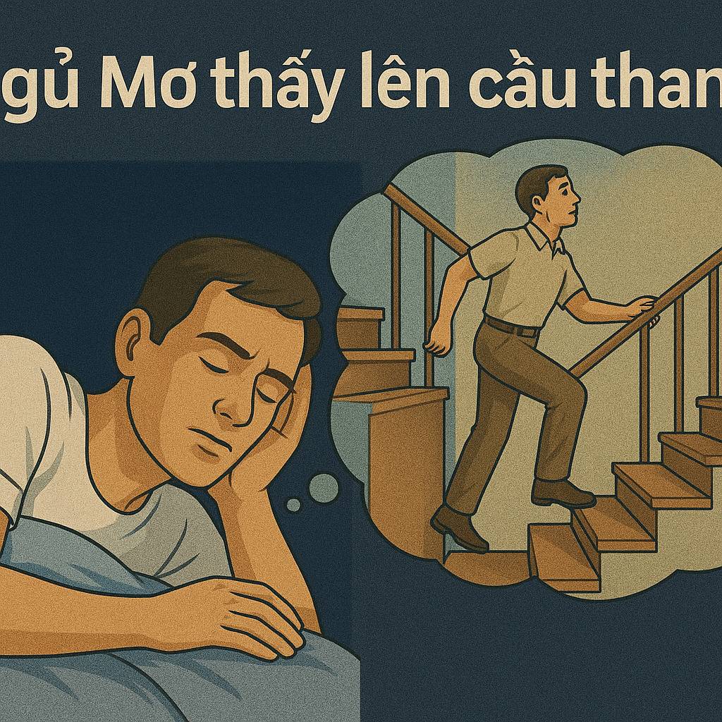 Mơ thấy lên cầu thang là điềm gì? Đánh số mấy?