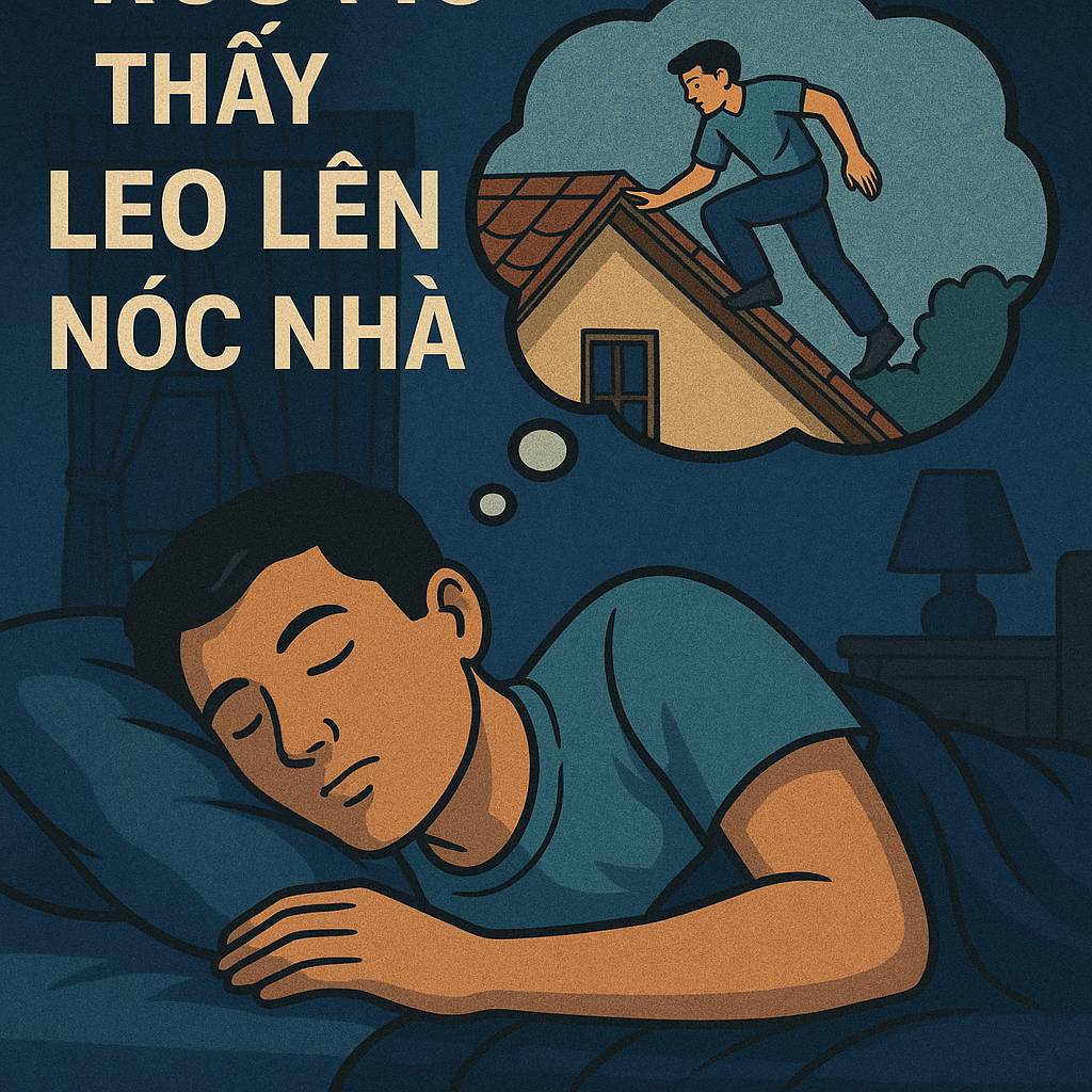 Mơ thấy leo lên nóc nhà là điềm gì? Đánh số mấy
