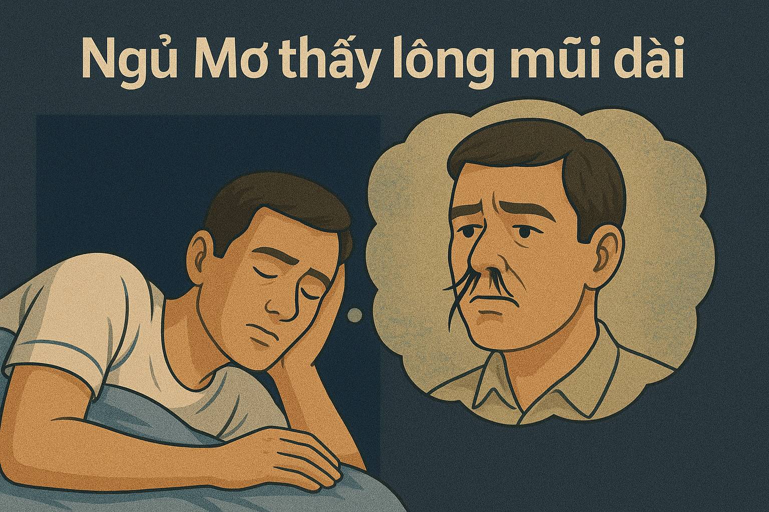 Mơ thấy lông mũi dài là điềm gì? Đánh số mấy?