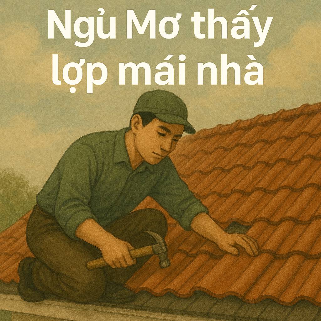 Mơ thấy lợp mái nhà là điềm gì? Đánh số mấy?