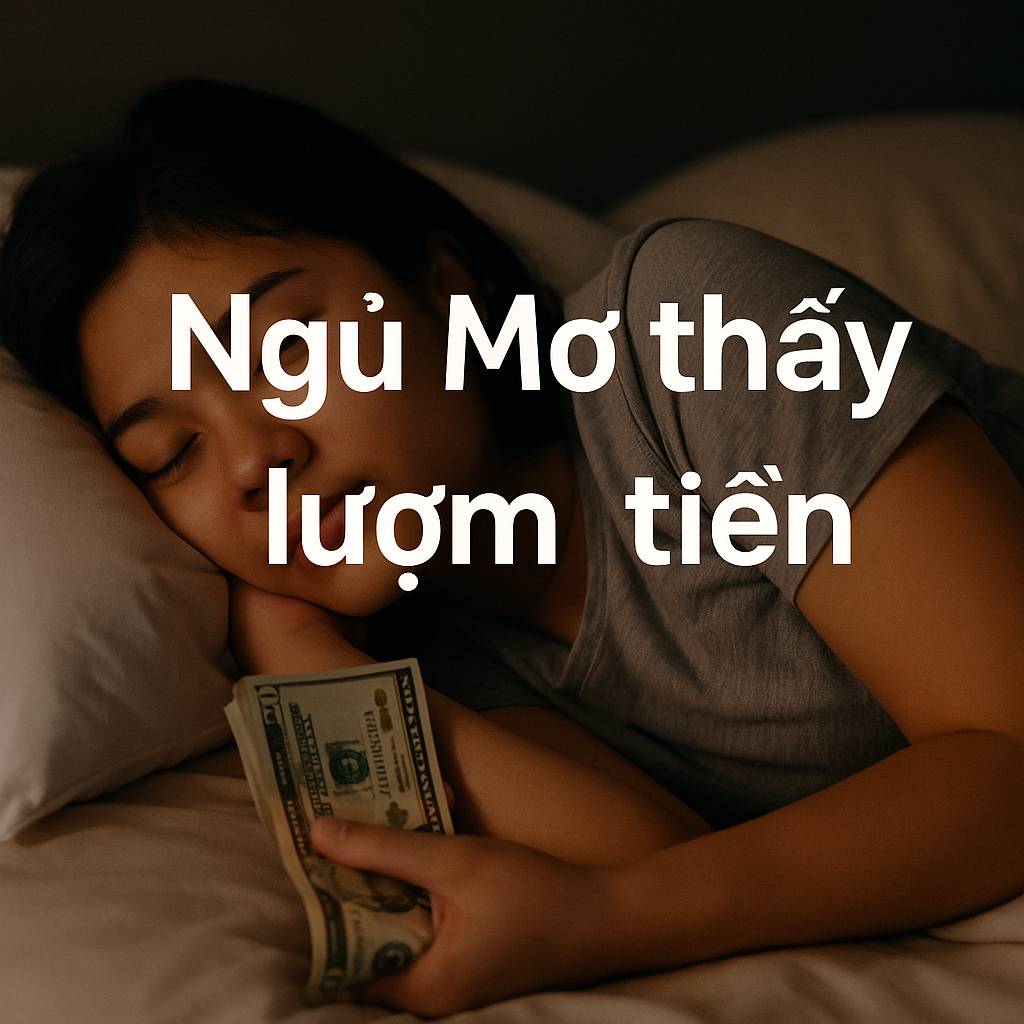 Mơ thấy lượm tiền là điềm gì? Đánh số mấy?