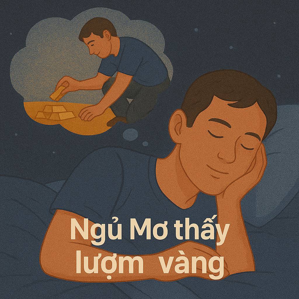 Mơ thấy lượm vàng là điềm gì? Đánh số mấy?