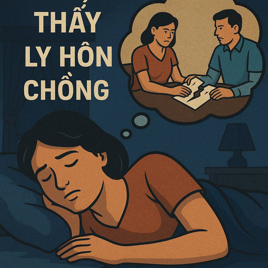 Mơ thấy ly hôn chồng là điềm gì? Đánh số mấy?