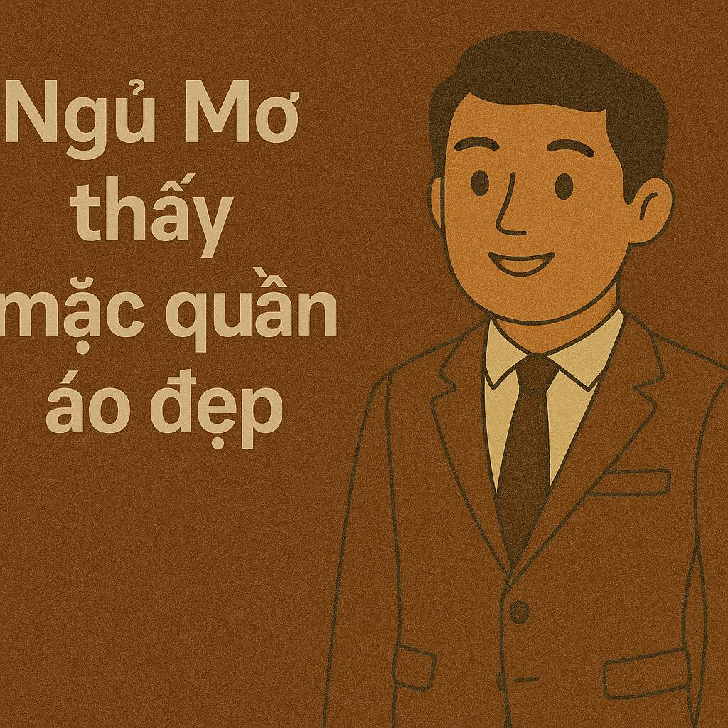 Mơ thấy mặc quần áo đẹp là điềm gì? Đánh số mấy?