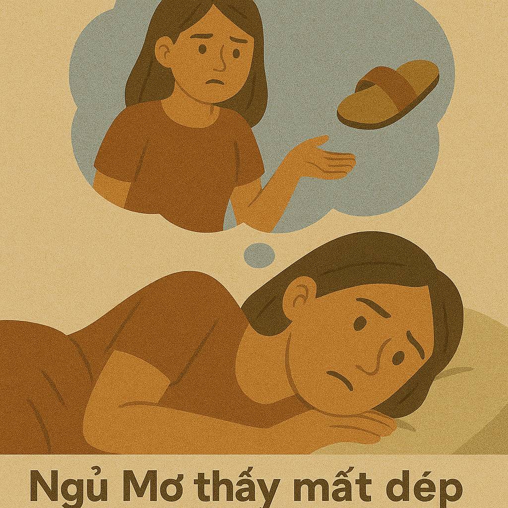 Mơ thấy mất dép là điềm gì? Đánh số mấy