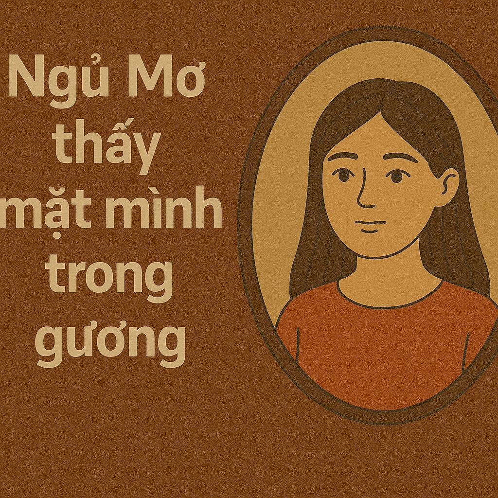 Mơ thấy mặt mình trong gương là điềm gì? Đánh số mấy?