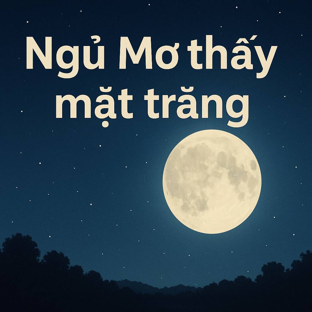 Mơ thấy mặt trăng là điềm gì? Đánh số mấy