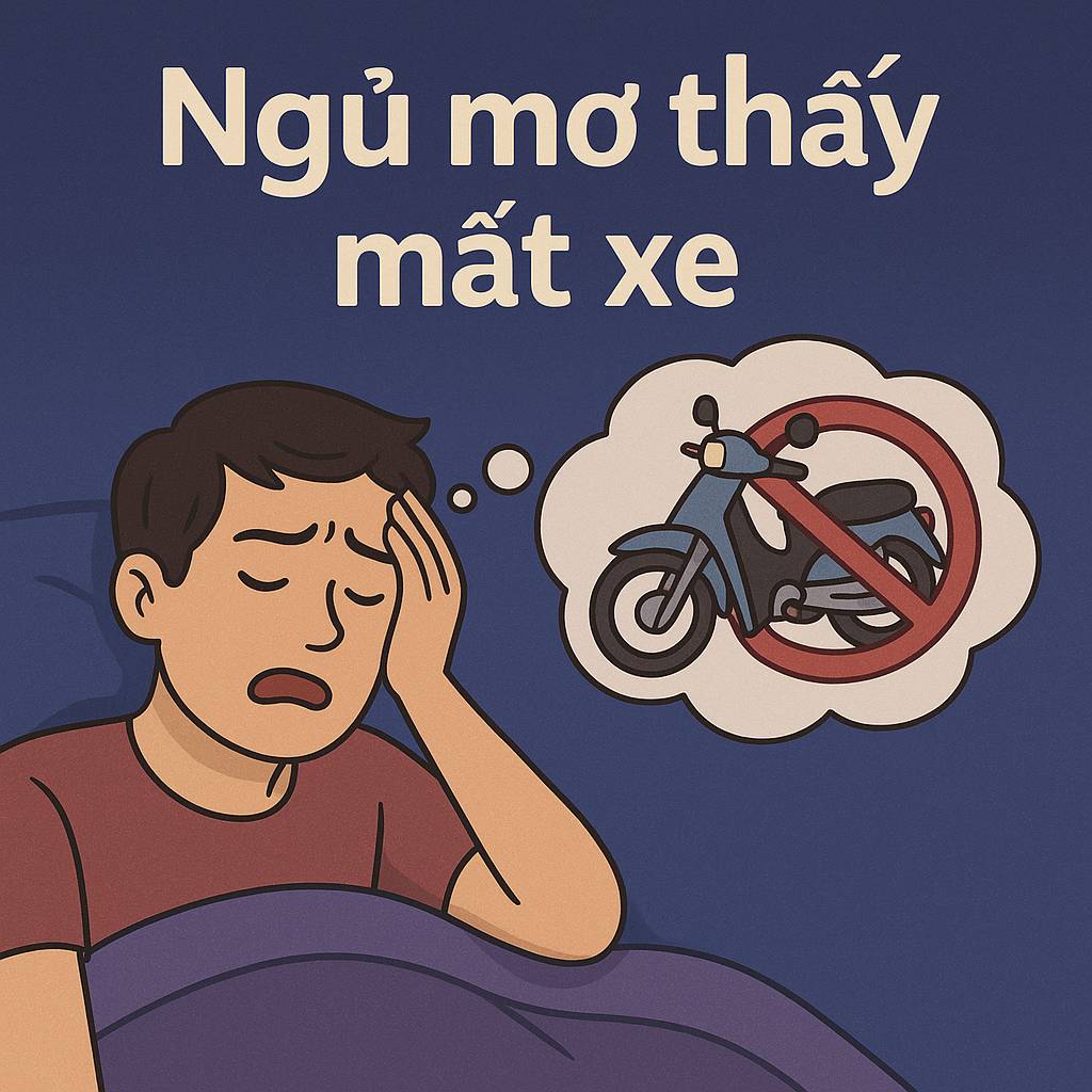 Mơ thấy mất xe là điềm gì? Đánh số mấy?