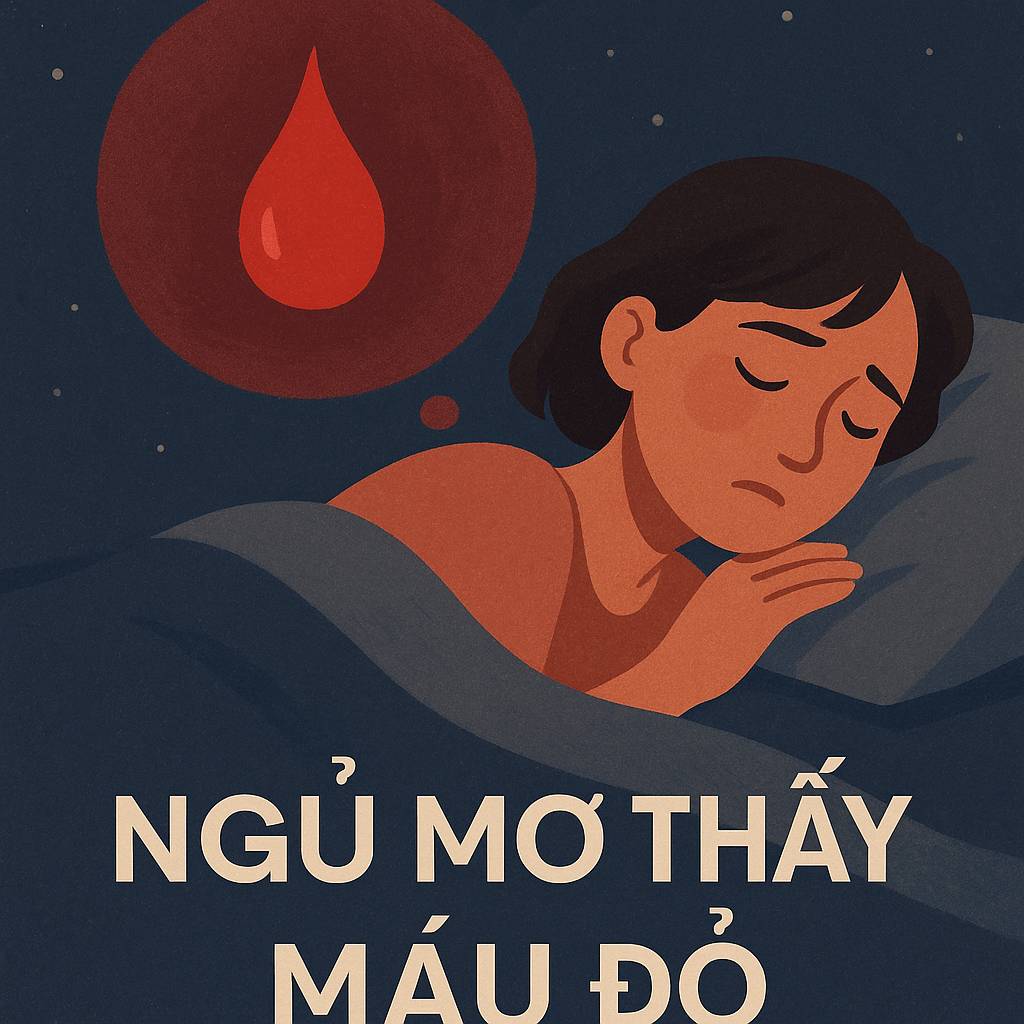 Mơ thấy máu đỏ là điềm gì? Đánh số mấy?