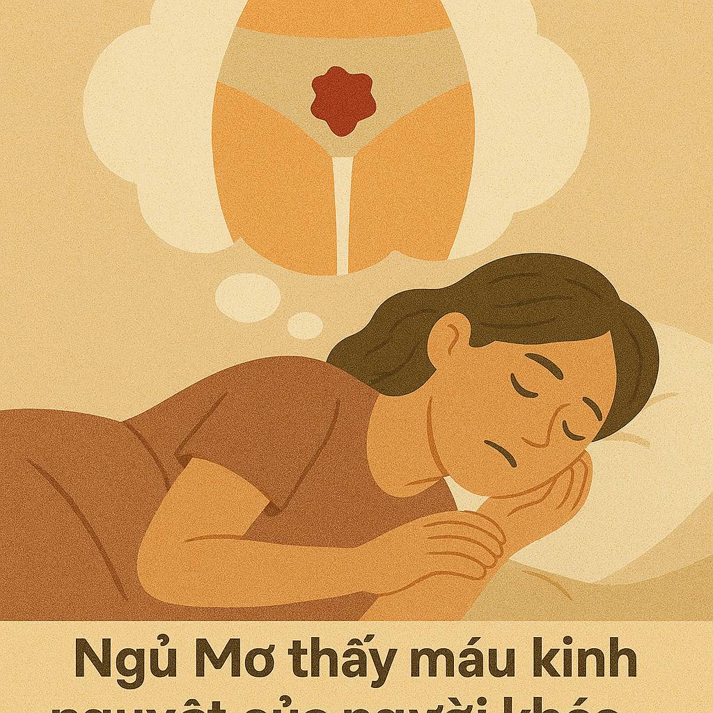 Mơ thấy máu kinh nguyệt của người khác là điềm gì? Đánh số mấy