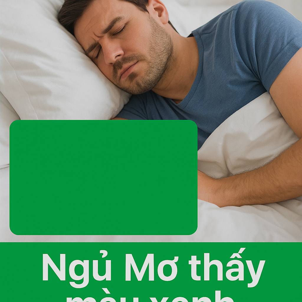 Mơ thấy màu xanh là điềm gì? Đánh số mấy?