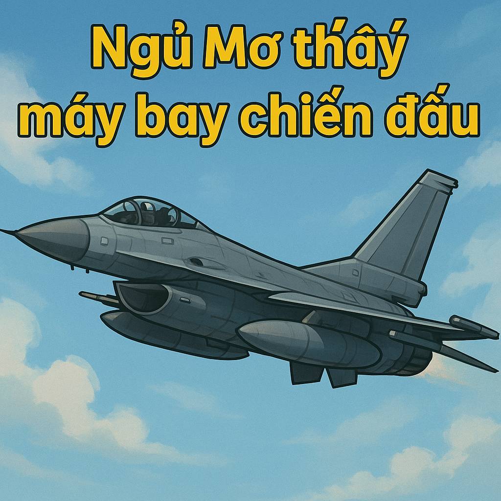 Mơ thấy máy bay chiến đấu là điềm gì? Đánh số mấy để gặp may