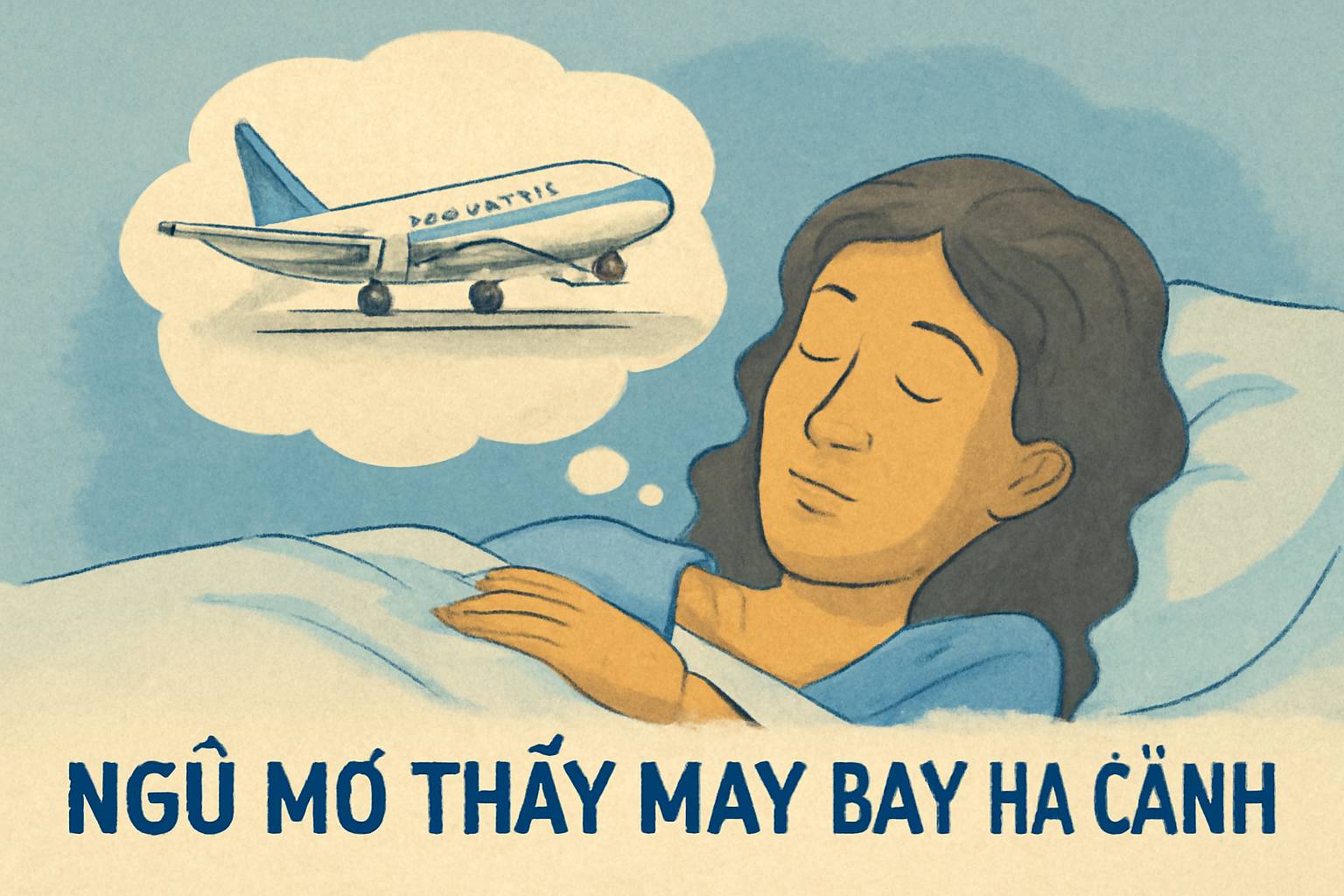 Mơ thấy máy bay hạ cánh là điềm gì? Đánh số mấy?