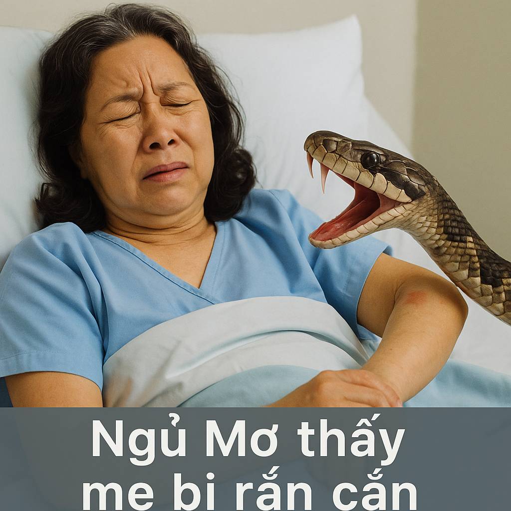 Mơ thấy mẹ bị rắn cắn là điềm gì? Đánh số mấy