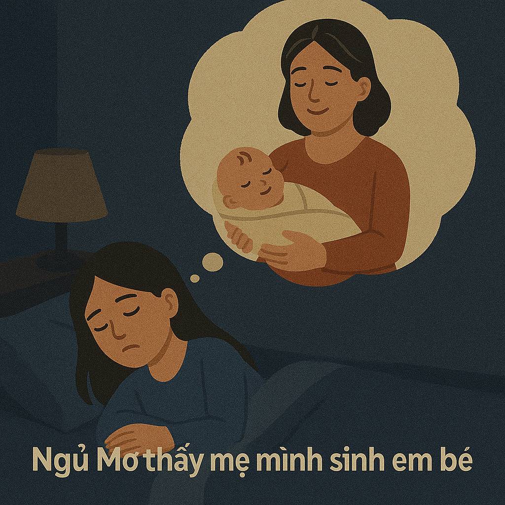 Mơ thấy mẹ mình sinh em bé là điềm gì? Đánh số mấy?